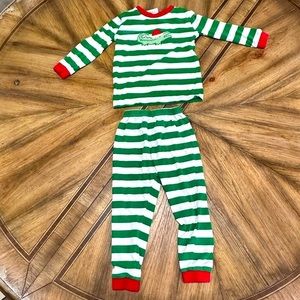 GUC Blanks Boutique Alligator Christmas Pajamas — Unisex Size 2T